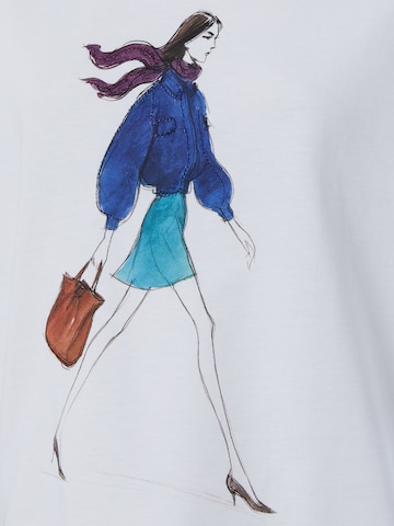 T-shirt Rich & Royal en blanc
