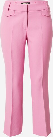 MORE & MORE Bootcut Παντελόνι με τσάκιση σε ροζ: μπροστά