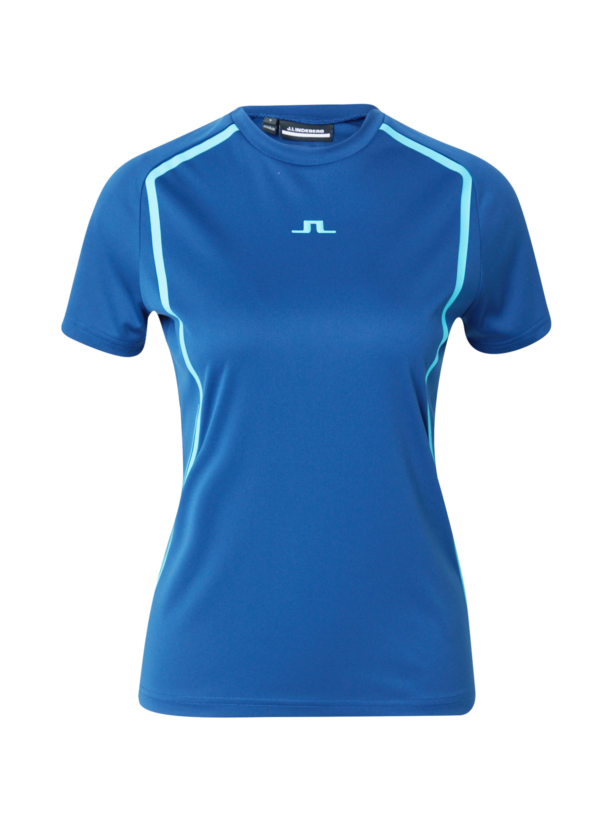 J.Lindeberg Λειτουργικό μπλουζάκι 'Fina' σε μπλε: μπροστά