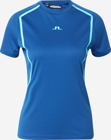 J.Lindeberg - Camiseta funcional 'Fina' en azul: frente