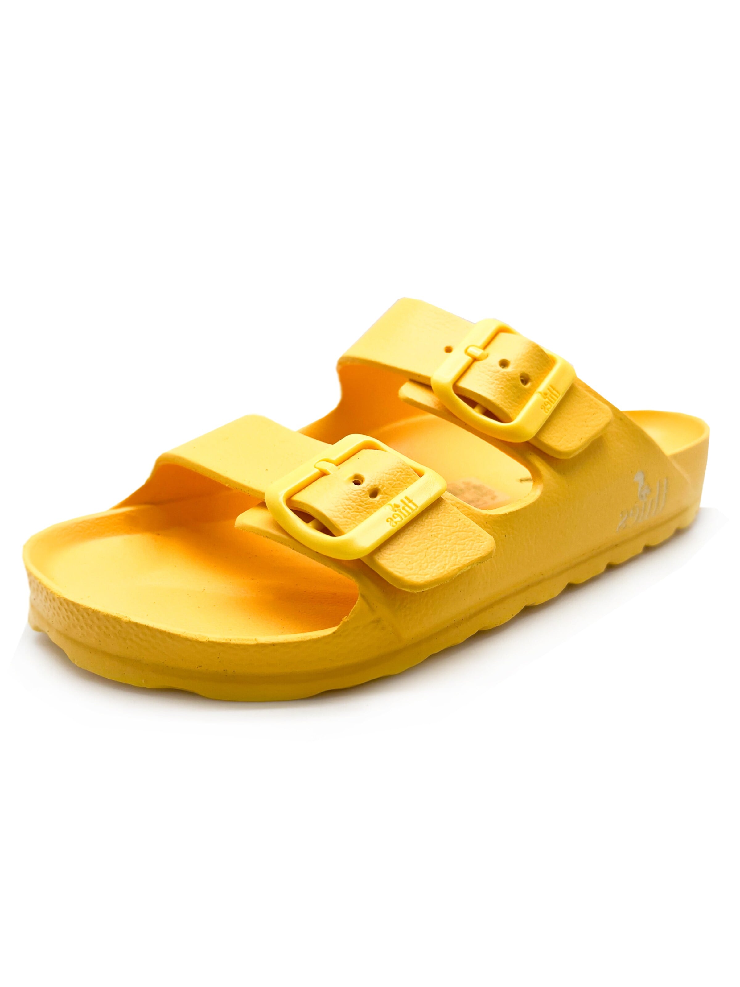 thies Mules 'thies 1856 ® Ecofoam Sandal vegan' in Yellow: front