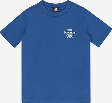 new balance - Camiseta en azul: frente