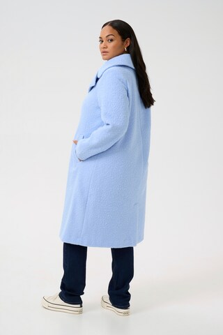 KAFFE CURVE Between-seasons coat 'Anni' in Blue