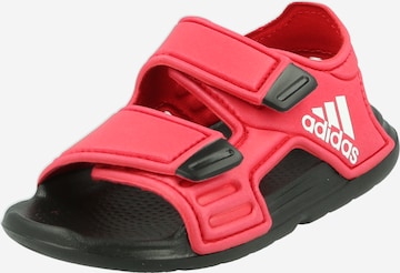 ADIDAS SPORTSWEAR Sandals 'Alta' in Red: front