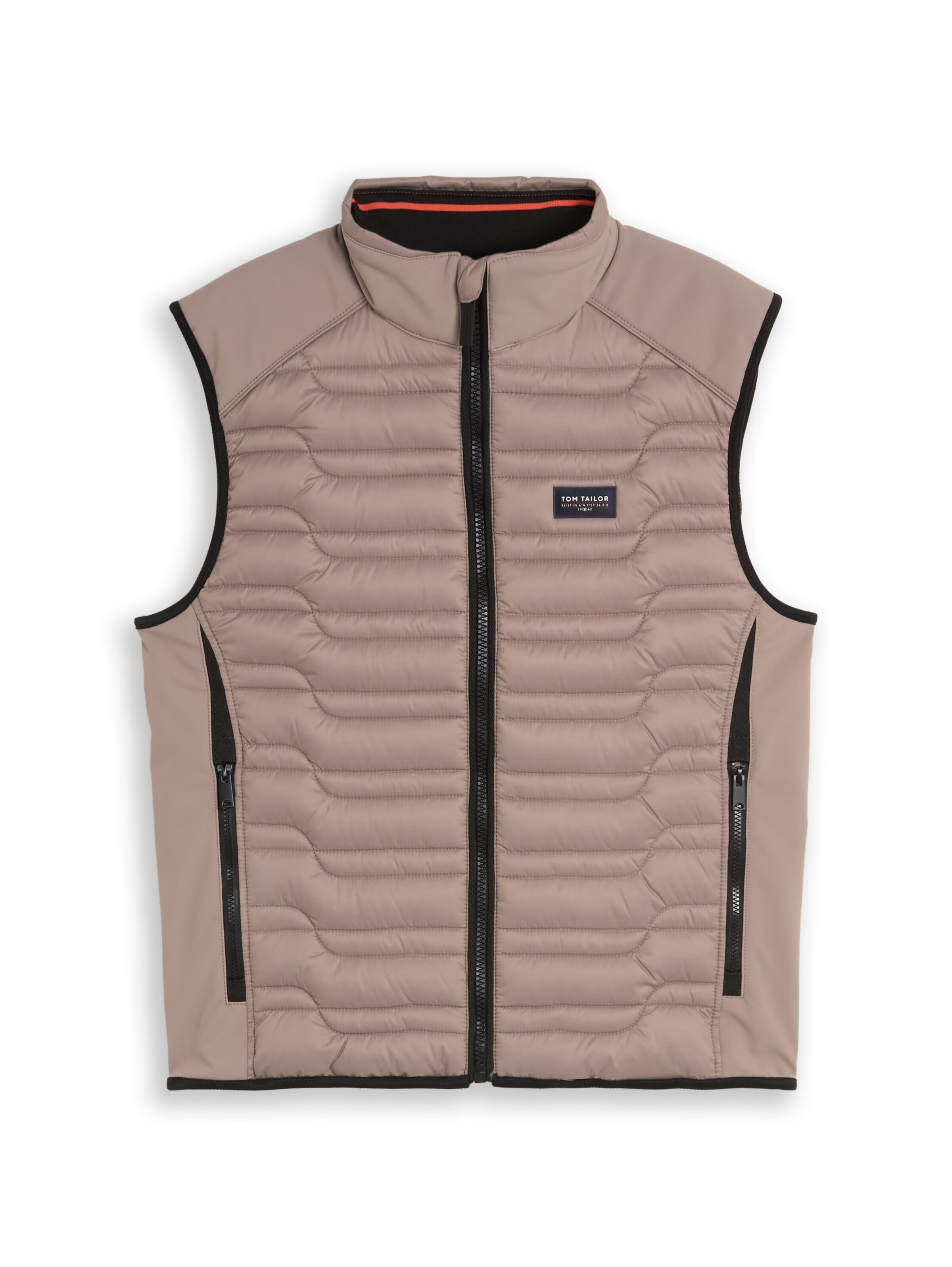 TOM TAILOR Weste in Beige: Vorderseite