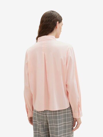 TOM TAILOR Bluse in Pink