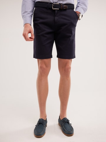 BIG STAR Regular Trousers 'Rosson' in Blue: front
