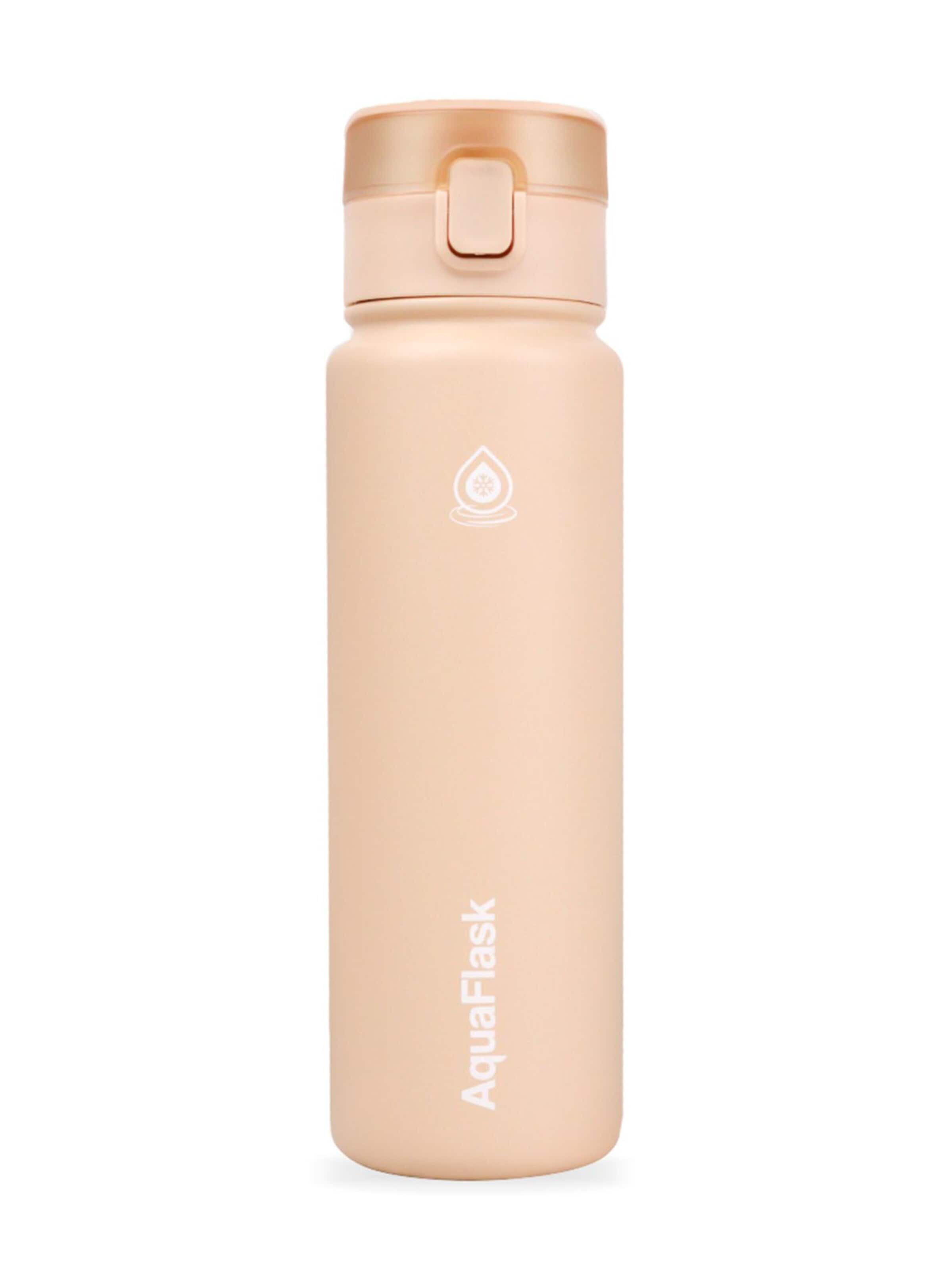 AquaFlask Láhev na vodu 'AquaFlask Termoláhev EARTH COLLECTION 720 ml' – béžová: přední strana