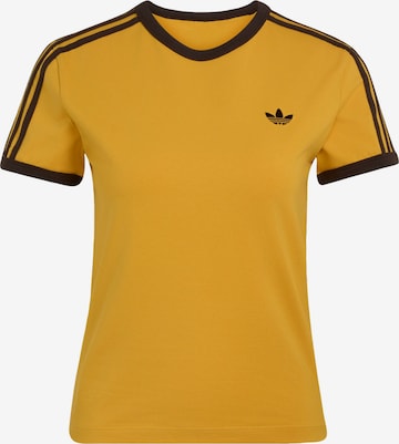 ADIDAS ORIGINALS - Camisa em amarelo: frente
