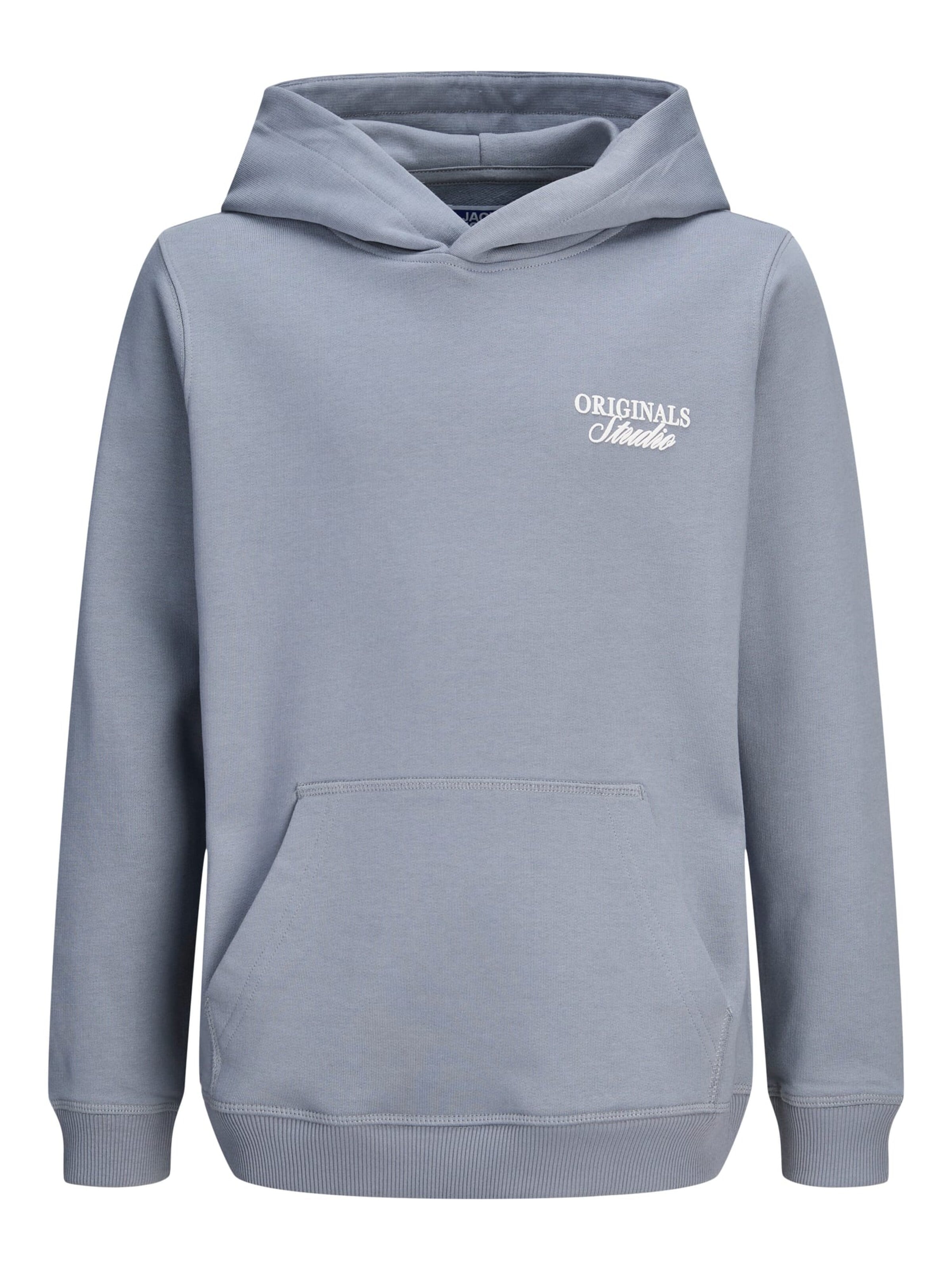 Jack & Jones Junior Sweatshirt 'Norrebro' in Blauw: voorkant