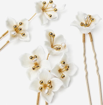 Ornement pour cheveux 'Fay Hairpins' Sally Jane Bridal en or : devant