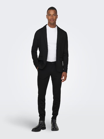 Only & Sons Regular Suit in Black: front