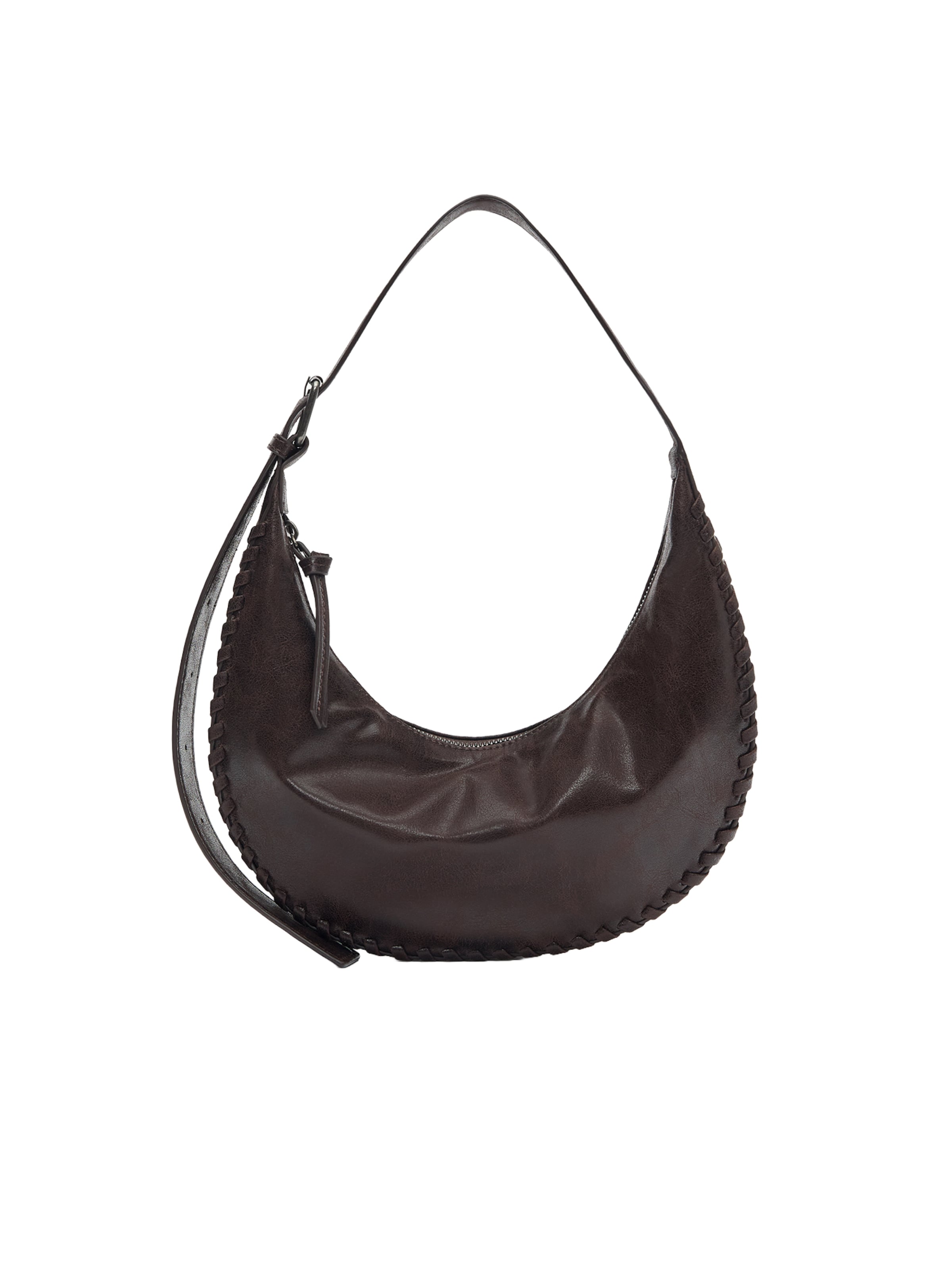 Pull&Bear Axelremsväska i brun: framsida