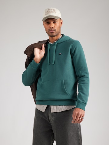 WRANGLER Свитшот 'SIGN OFF' в Зеленый: спереди