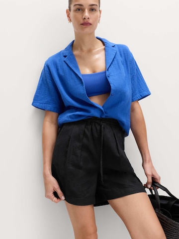Marks & Spencer Regular Broek in Zwart: voorkant