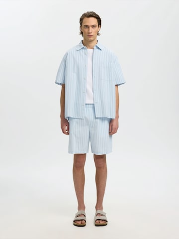 SELECTED Regular Housut 'SLHSTUART' värissä sininen