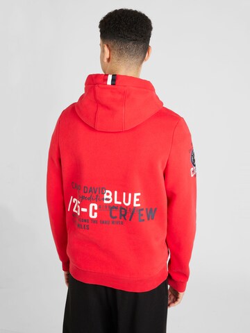 Sweat-shirt CAMP DAVID en rouge