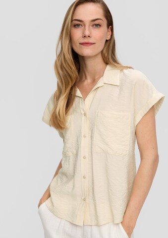 s.Oliver Bluse in Beige: Vorderseite