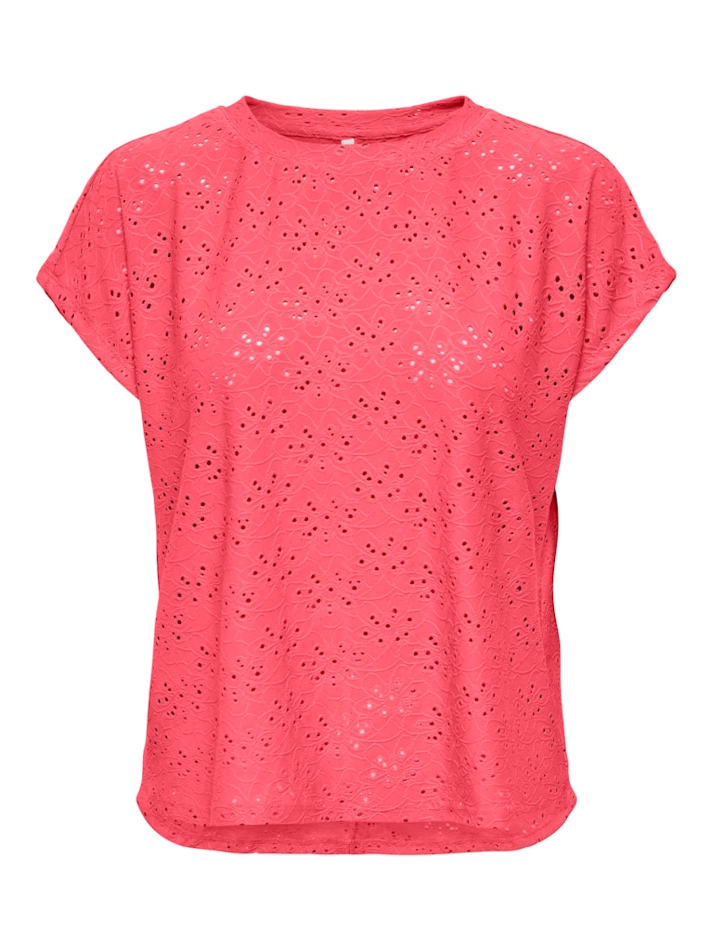 ONLY T-Shirt 'ONLSMILLA' in Orange: Vorderseite