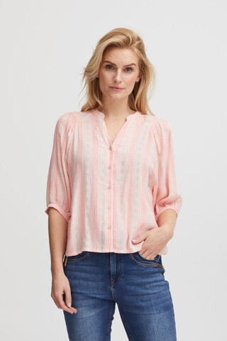 PULZ Jeans Blouse 'Laila' in Roze: voorkant