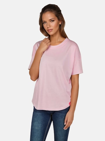 salzhaut Shirt 'LEEV' in Pink: Vorderseite