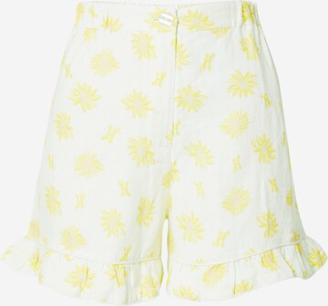 Regular Pantalon 'Mira' Helmstedt en jaune : devant