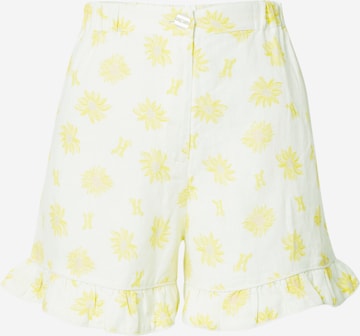 Regular Pantalon 'Mira' Helmstedt en jaune : devant