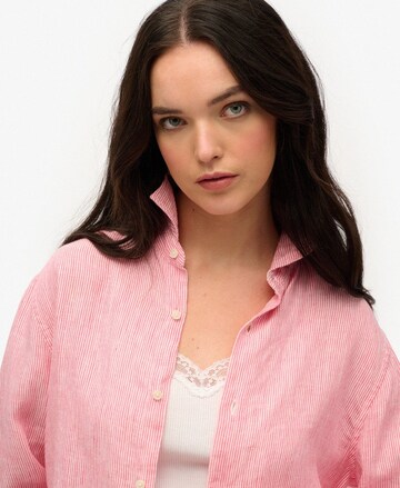 Chemisier Superdry en rose