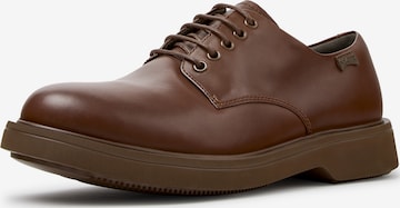CAMPER - Zapatos con cordón 'Norman' en marrón: frente
