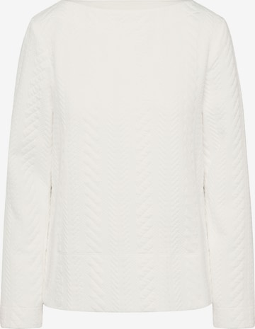 Sweat-shirt s.Oliver en beige : devant