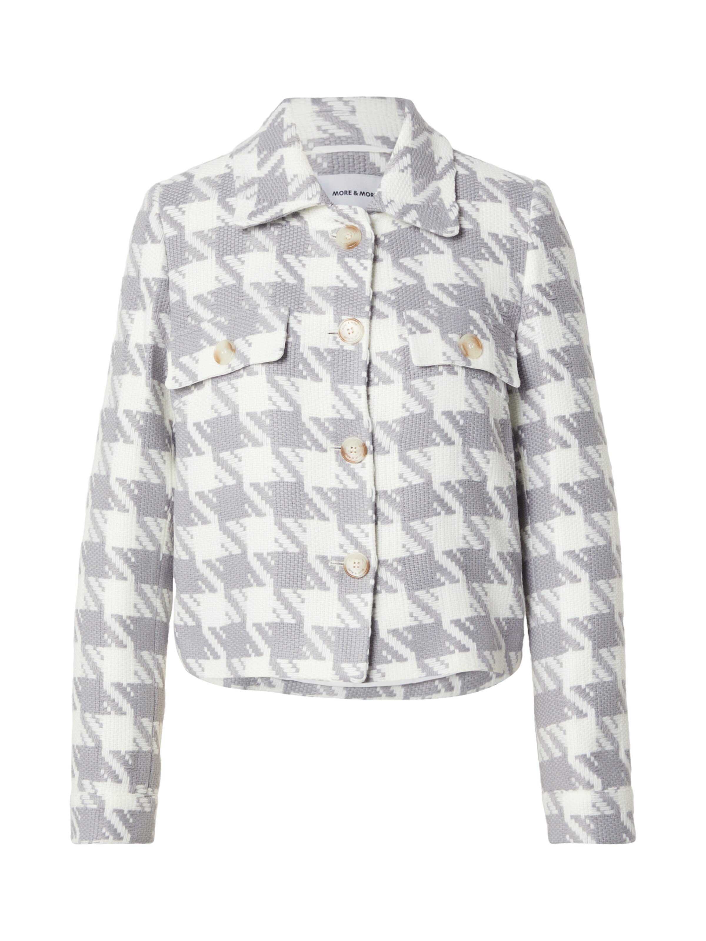 MORE & MORE Демисезонная куртка в Серый: спереди