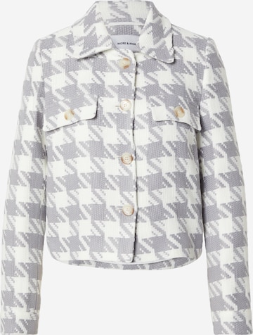 pelēks MORE & MORE Starpsezonu jaka: no priekšpuses