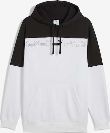 PUMA Sweatshirt 'Around The Block' in Wit: voorkant