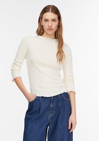 COMMA Shirt in Beige: voorkant