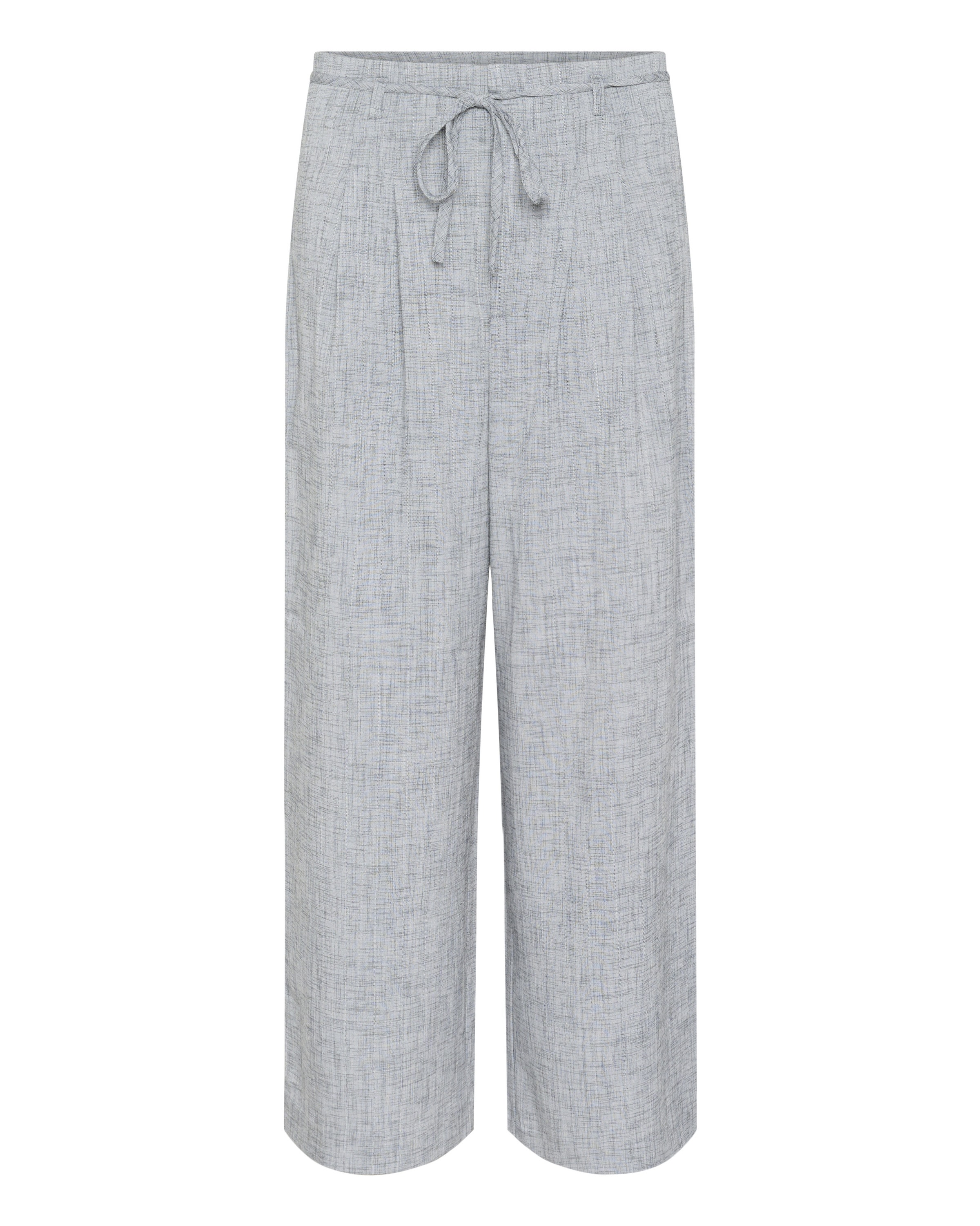 Kaffe Wide leg Broek 'Derbya ' in Grijs: voorkant