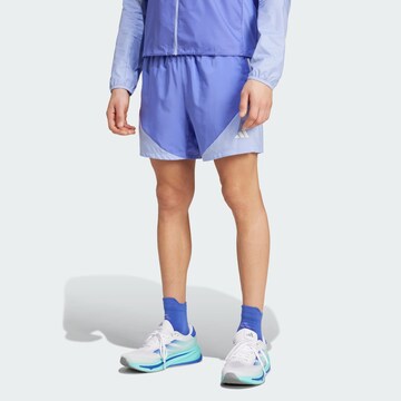 ADIDAS PERFORMANCE Regular Sportshorts 'Own The Run' in Blau: Vorderseite