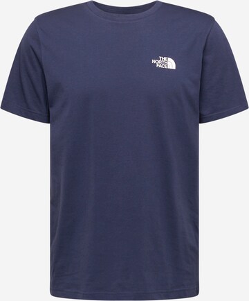 THE NORTH FACE T-shirt 'SIMPLE DOME' i blå: framsida