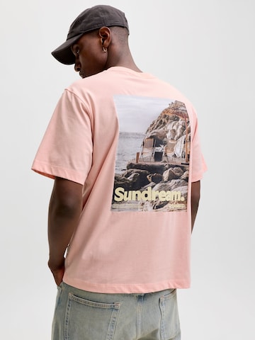 JACK & JONES - Camiseta en rosa: frente