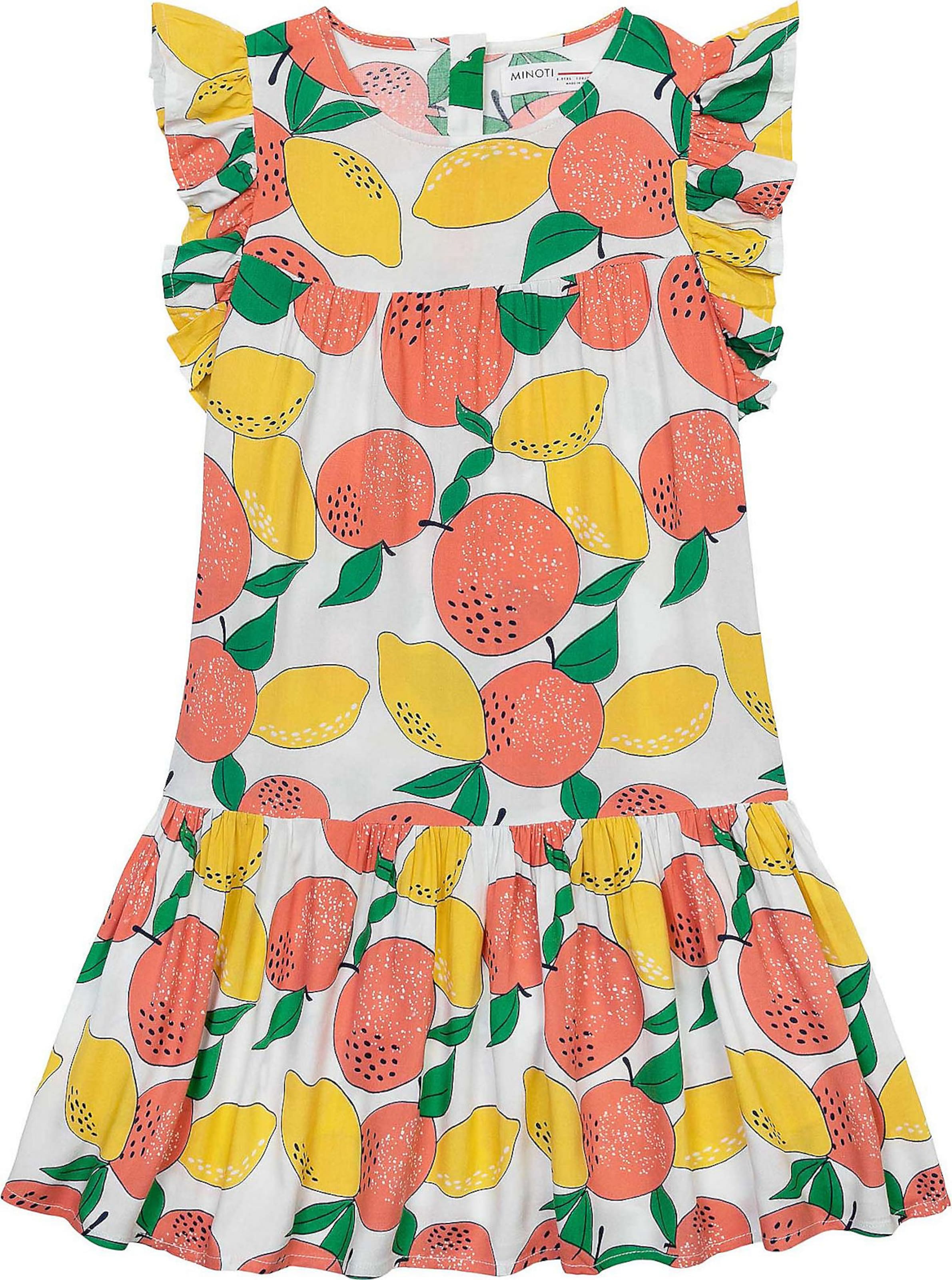 MINOTI Šaty 'FRILL' – bílá: přední strana