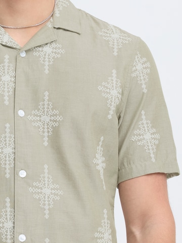 Casual Friday - Ajuste regular Camisa 'CFLEOPOLD' en verde