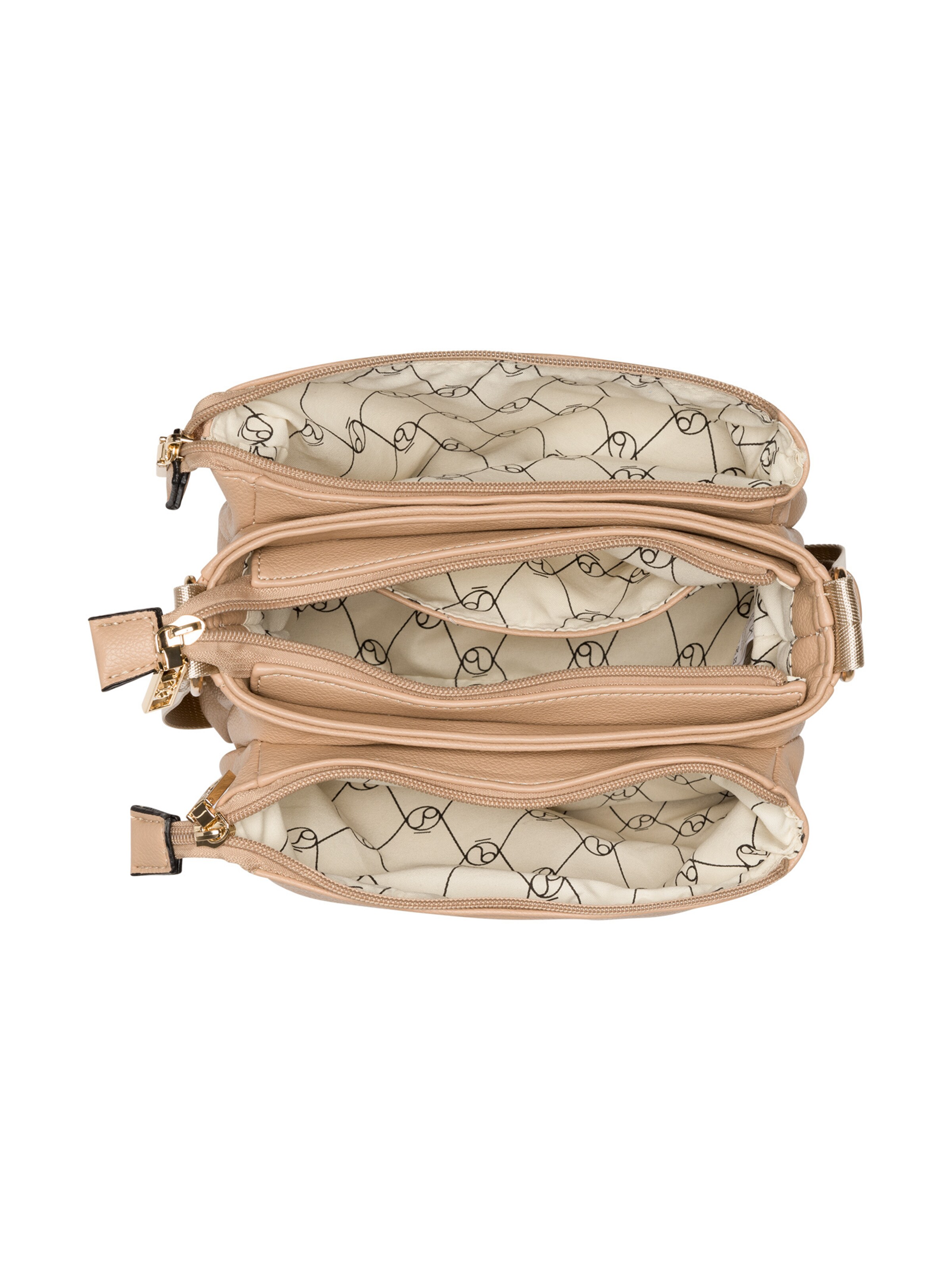 NOBO Schoudertas 'CARLA' in Beige