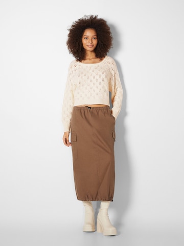 Bershka Neulepaita värissä beige