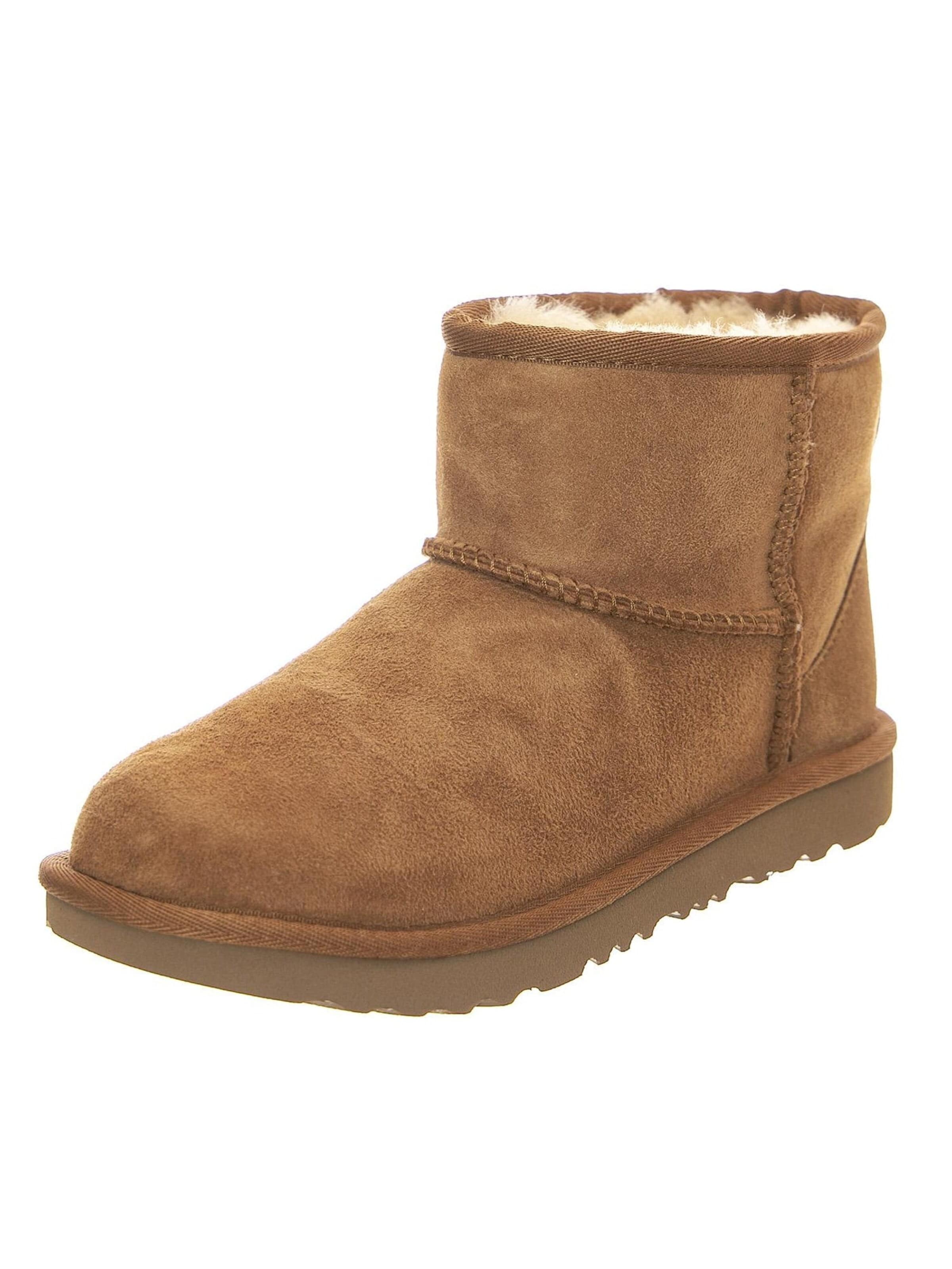 UGG Boot 'K' Mini Classic II Chestnut' in Brown: front