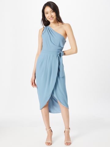 TFNC Φόρεμα κοκτέιλ 'LID' σε μπλε: μπροστά