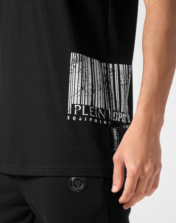 Plein Sport T-Shirt 'Barcode' in Schwarz