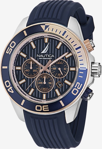 NAUTICA Analoog horloge 'NAUTICA ONE' in Blauw: voorkant