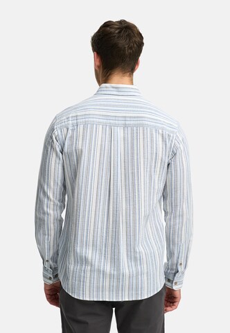 INDICODE JEANS Regular fit Button Up Shirt 'Terra' in Blue