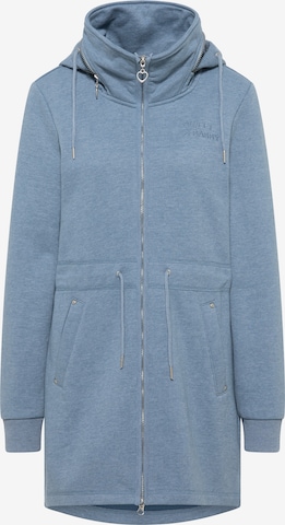MYMO Sweat jacket in Blue: front