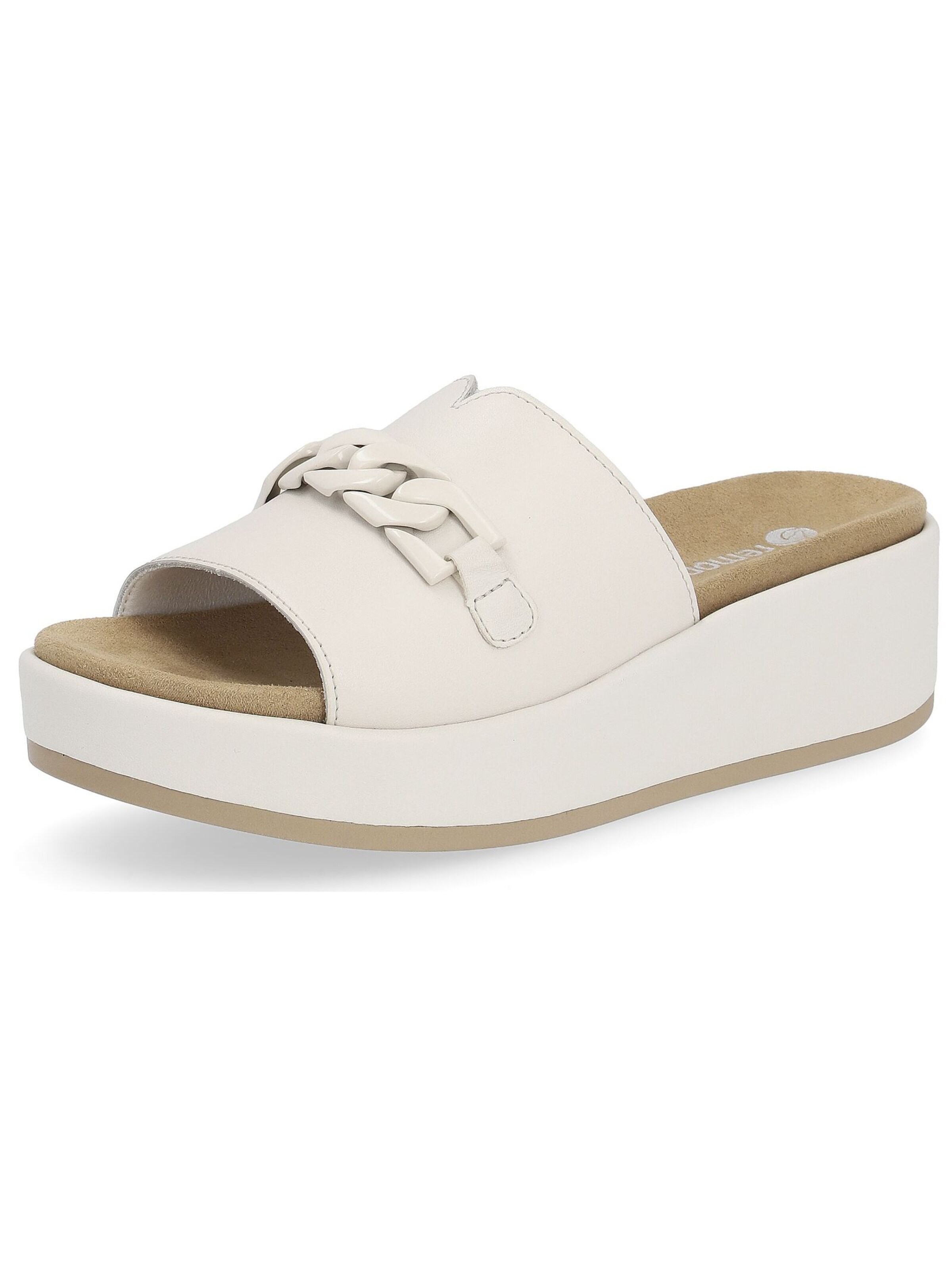 REMONTE Pantolette in Beige: Vorderseite