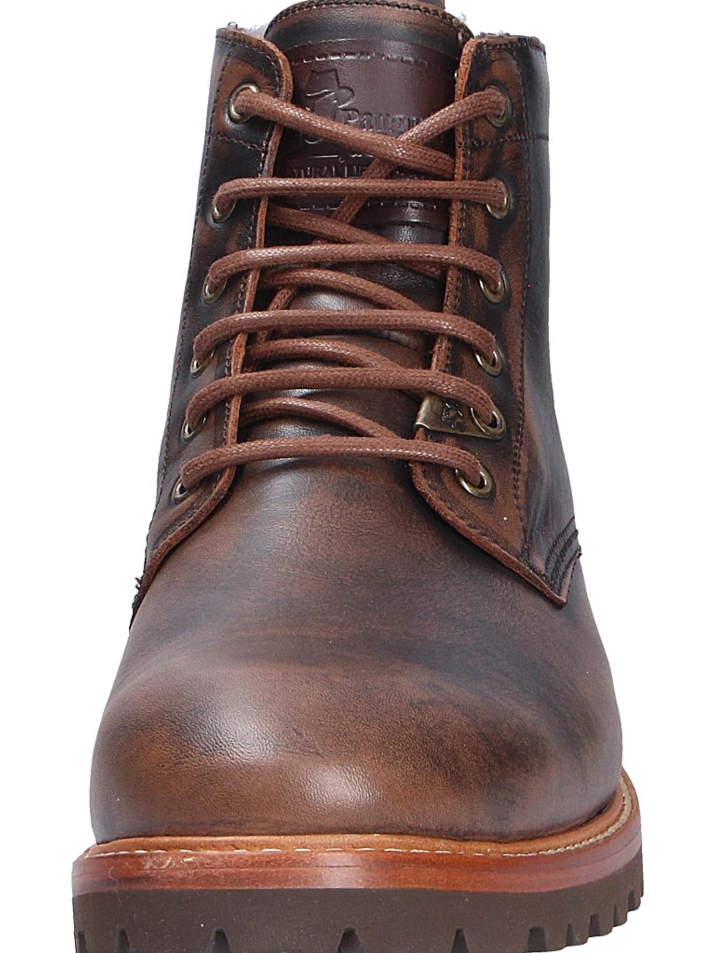 PANAMA JACK Lace-Up Boots 'EMERY IGLOO' in Brown